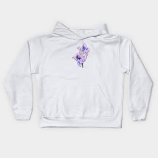 Lavender Gladiola Kids Hoodie